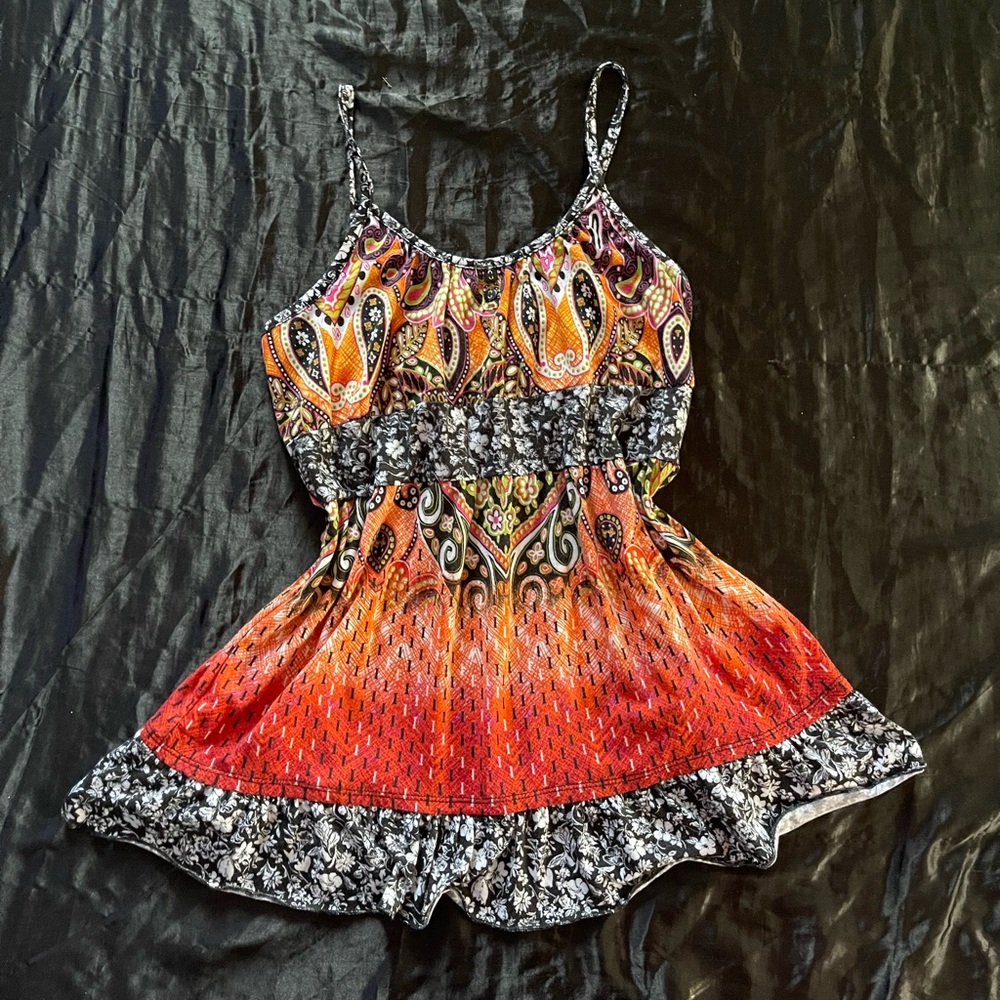 Early 2000s multi patterned cami
